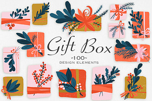 Gift Box Design Elements