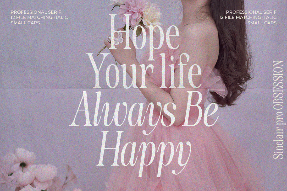Sinclair Pro Obsession | 12 Font, a Serif Font by Natural Ink Studio (Photo 6 of 17)