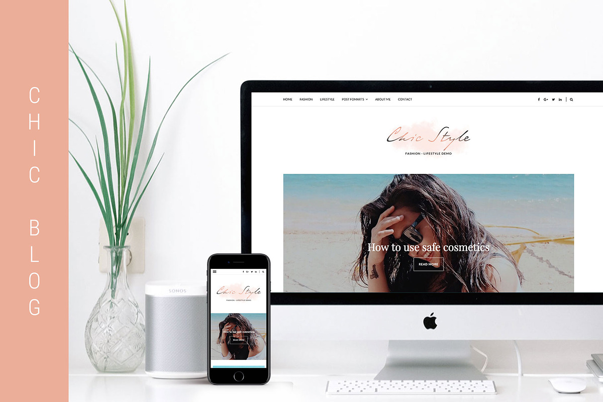 Chic Style - Minimal WordPress Blog, a WordPress Template by EasyBlog Themes (Photo 2 of 3)