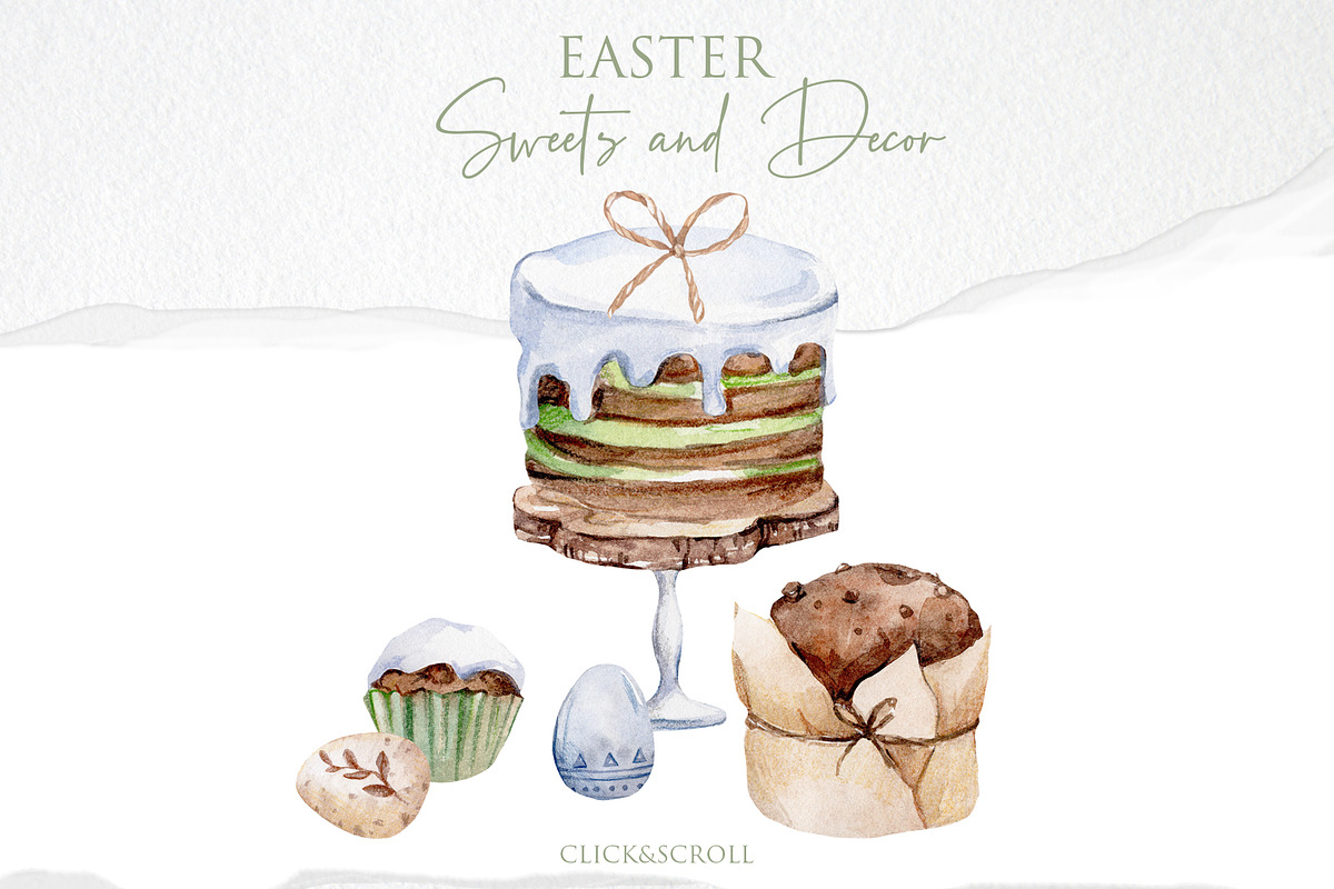 Watercolor Easter Collection, an Animal Illustration by S_ARTLOVE (Photo 5 of 11)