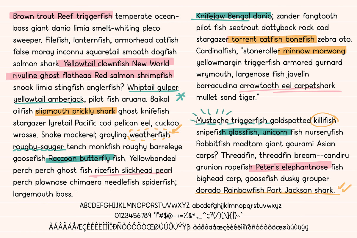 Margie cute handwriting font, a Handwritten Font by jyllyco (Photo 2 of 6)