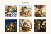 Grumpy Cat Illustrations, 29, an Animal Illustration by LanternkinStudio (Thumbnail 8 of 14)