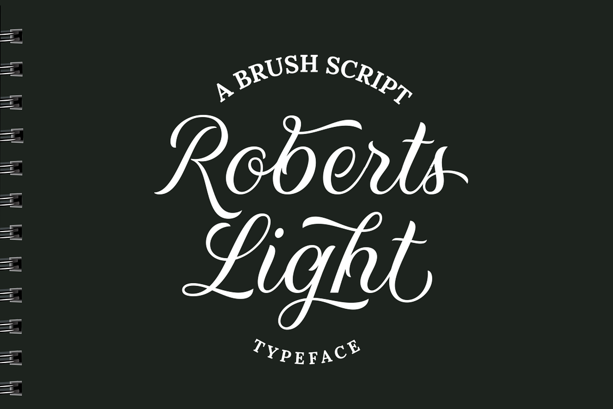 Robert's Script Light, a Script Font by Roland Huse Design (Photo 1 of 5)