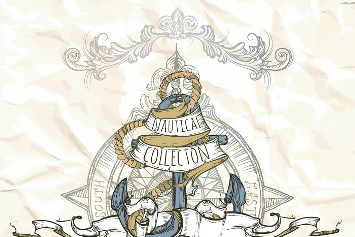 Nautical illustrations set, a Decorative Illustration by ArtOwl (Photo 4 of 4)