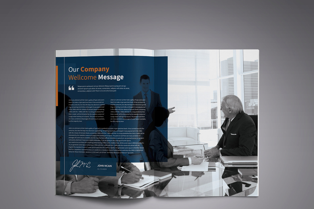 Corporate Business Brochure template, a Brochure Template by New Lines (Photo 3 of 10)