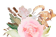 watercolor flowers set 2, a Graphic by GraphicRain (Thumbnail 5 of 5)