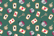 Alice in the Wonderland collection, a Pattern Graphic by lenavetka87 (Thumbnail 3 of 3)