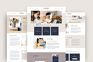 Showit Website Template - Kimberly