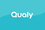 Qualy Logo Font, a Sans Serif Font by Shina Design (Thumbnail 1 of 8)