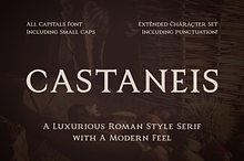 Castaneis - Luxury Roman Style Serif