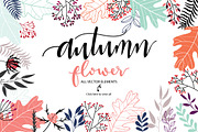 AUTUMN FLOWER III VECTOR FILE, a Decorative Illustration by MooBeer (Thumbnail 1 of 6)