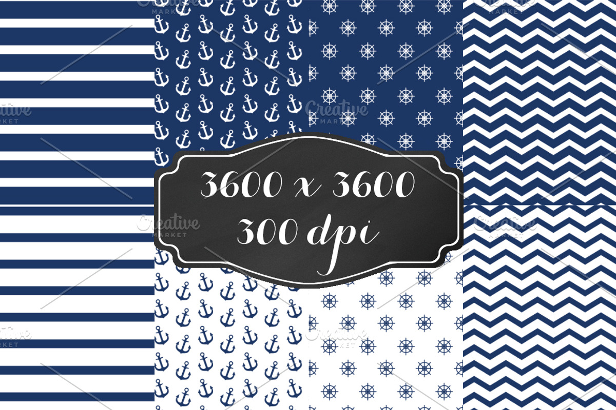 Nautical 16 Pattern Set preview 5