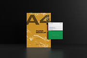 A4 Paper / Stationery Mockups, an Advertising Mockup by dpi (Thumbnail 4 of 12)