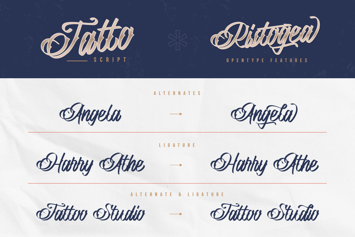 Ristogea, a Script Font by kerismaker (Photo 4 of 12)