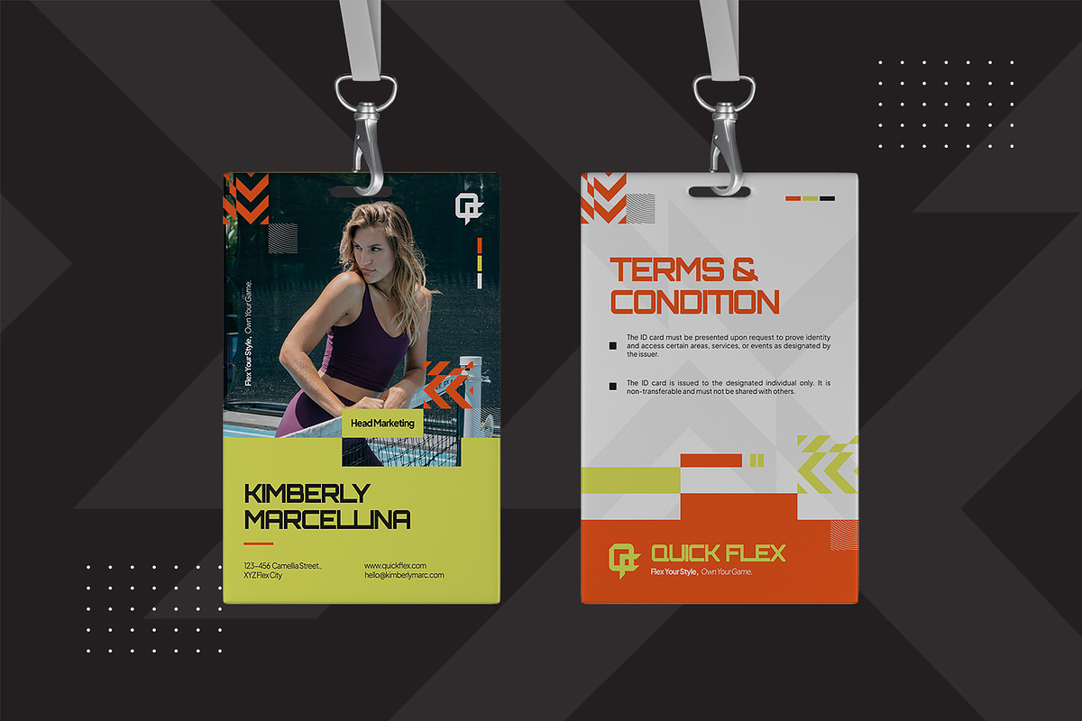 Quick Flex - ID Card, a Print Template by StreaksideStd (Photo 3 of 3)
