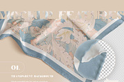Silk Scarf Smart Object Mockup Set, a Product Mockup by Neutral Mockups (Thumbnail 3 of 4)