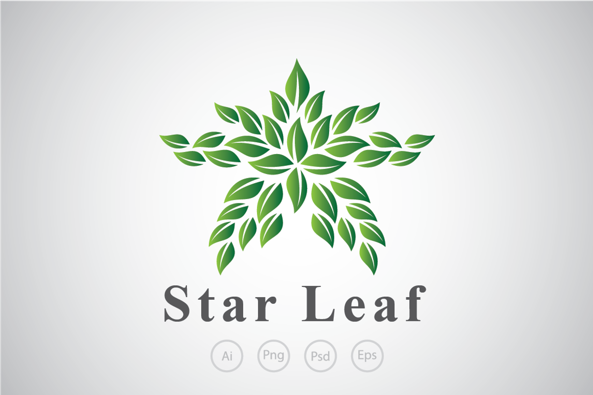 Star Leaf Logo Template, a Branding & Logo Template by Heavtryq Design