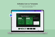 Tech Infographic Cards with Hover UI, a Work Illustration by twinstd (Thumbnail 4 of 5)