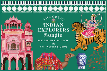 Indian Explorers Elements Bundle