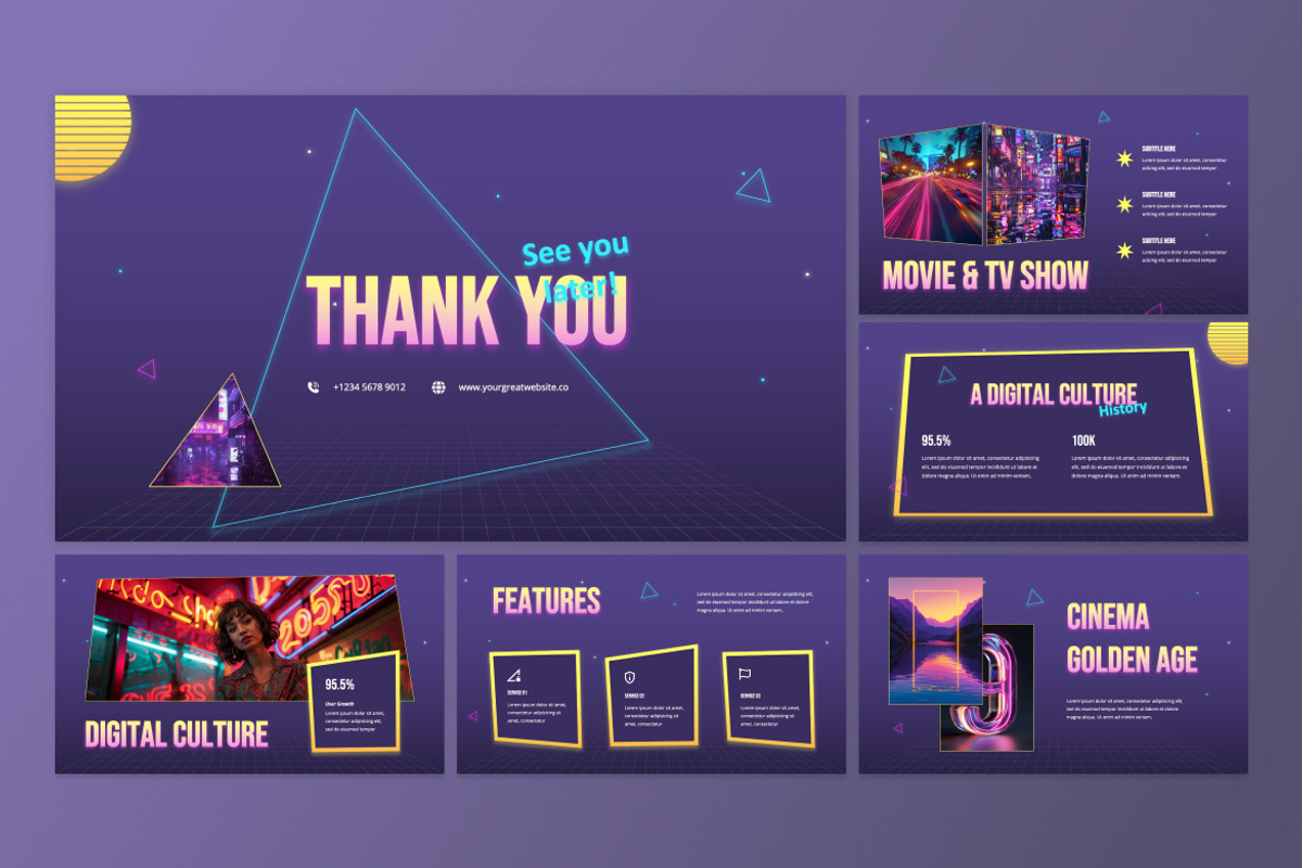 Retro Multipurpose Presentation PPTX, a Presentation Template by Antstheme (Photo 2 of 2)