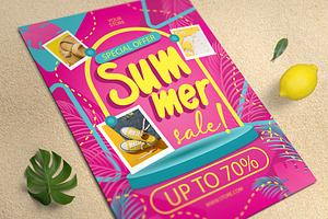 Summer Sale Flyer, a Flyer Template by Aarley Kaiven