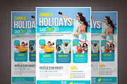 Summer Holidays Flyer, a Flyer Template by TheGraphicsWorld (Thumbnail 1 of 3)