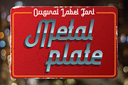 Metal Plate, a Symbol Font by VozzyStock (Thumbnail 1 of 4)