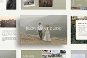 Elopement Pricing Guide Canva, a Marketing Template by Lennox Creative Co. (Thumbnail 1 of 2)