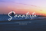 Sanatirta Font, a Script Font by Zelda Graphic (Thumbnail 1 of 7)