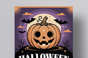 Halloween Party Night Event Flyer, a Flyer Template by MightyDesign (Thumbnail 4 of 8)