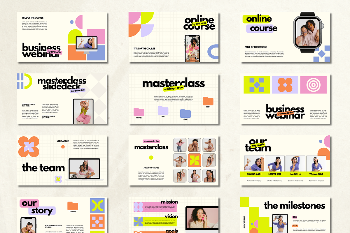 Slide Deck Masterclass Webinar, a Presentation Template by Branding Babe Co. (Photo 3 of 10)