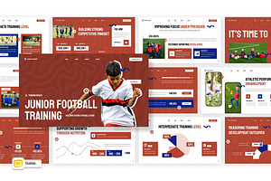 Junior Football Google Slides, a Presentation Template by Loin Studio