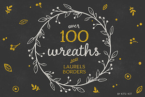 Wreaths, Laurels & Borders, an Illustration by kite-kit