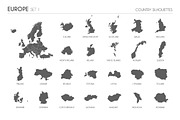 233 Silhouettes of Countries, an Education Illustration by asantosg (Thumbnail 8 of 26)