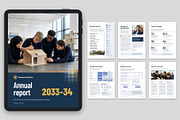 High School Annual Report Template, a Brochure Template by BrandPacks (Thumbnail 2 of 6)