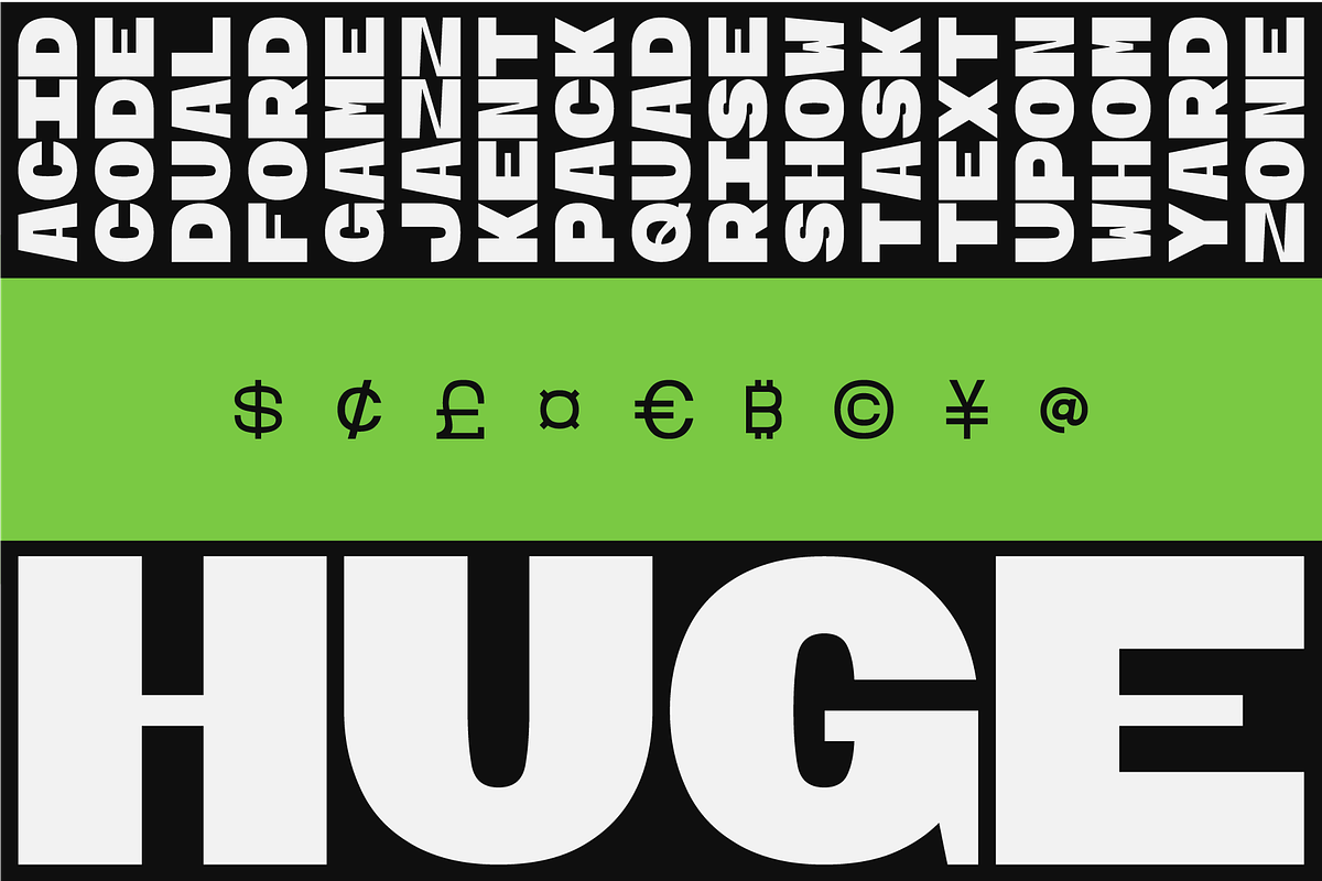 Ogre Mono Grotesk Display, a Font by leme.store (Photo 7 of 10)