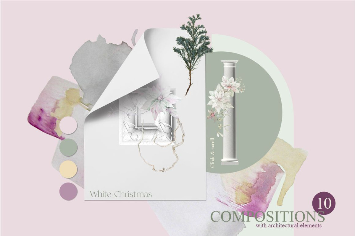 White Christmas, a Decorative Illustration by Collection by VY (Photo 4 of 13)