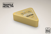 Triangle Metal Tin Mockup, a Cups & Container Mockup by INCDesign (Thumbnail 3 of 6)