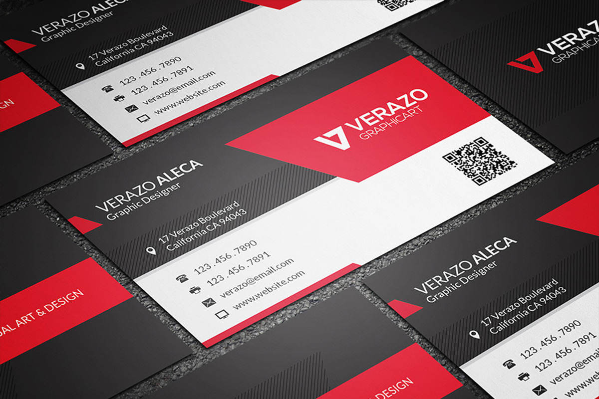 Modern & Stylish Business Card, a Business Card Template by Verazo (Photo 3 of 3)