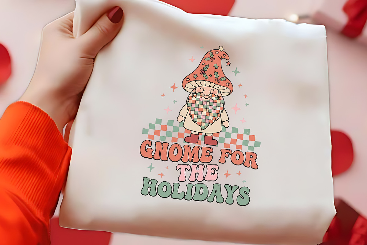 Gnome For The Holidays Christmas PNG, a Seasonal Illustration by CrexoraLab (Photo 2 of 4)