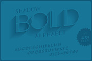 Elegant Shadow Alphabet Font, a Graphic by Pro_Vector (Thumbnail 2 of 2)