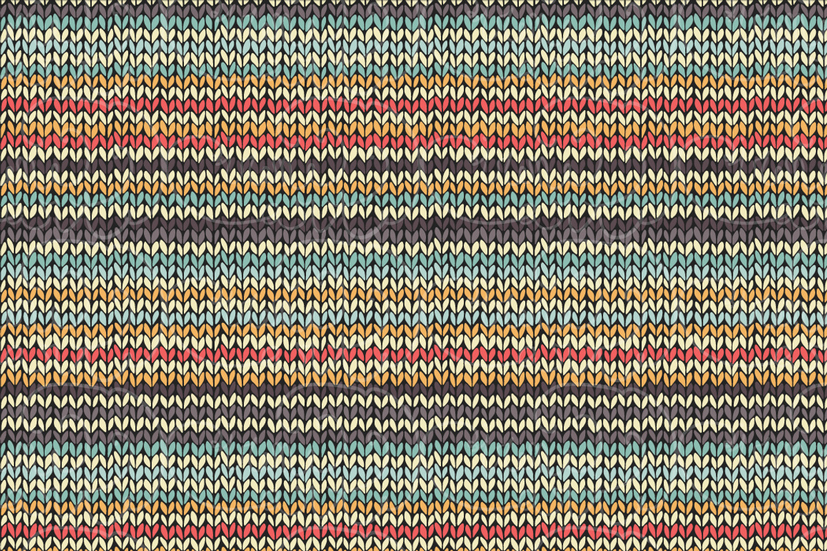Knit seamless patterns set, a Pattern Graphic by IreneArt illustrations (Photo 3 of 3)
