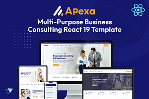Apexa- Consulting React 19 Template, a React Template by AliThemes