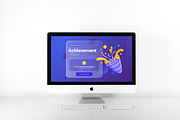 Modern 3D Achievement Banner, an Object Graphic by Creative Graphics (Thumbnail 2 of 3)