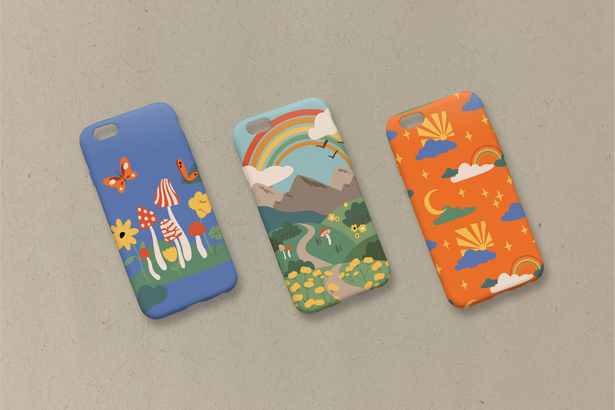 Groovy abstract landscape creator, a Decorative Illustration by LyubovZaytseva (Photo 14 of 18)