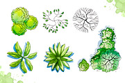 Landscape design set, a Decorative Illustration by AlexGreenArt (Thumbnail 3 of 7)
