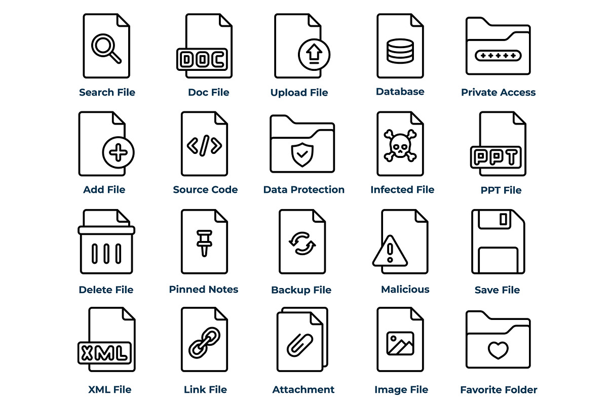 File and Document Icons, an Icon by Tekuni (Photo 3 of 12)