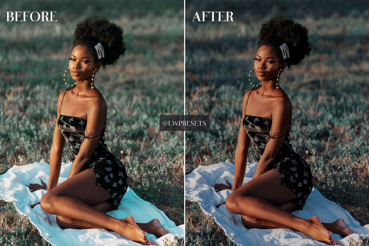 10 Dark Skin Lightroom Presets, a Preset Add-On by LWPRESETS (Photo 6 of 9)