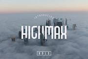 HIGHMAX (BOLD), a Font by j3world (Thumbnail 1 of 4)