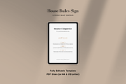 Modern Neutral Airbnb Signage Bundle, a Stationery Template by batang (Thumbnail 7 of 15)